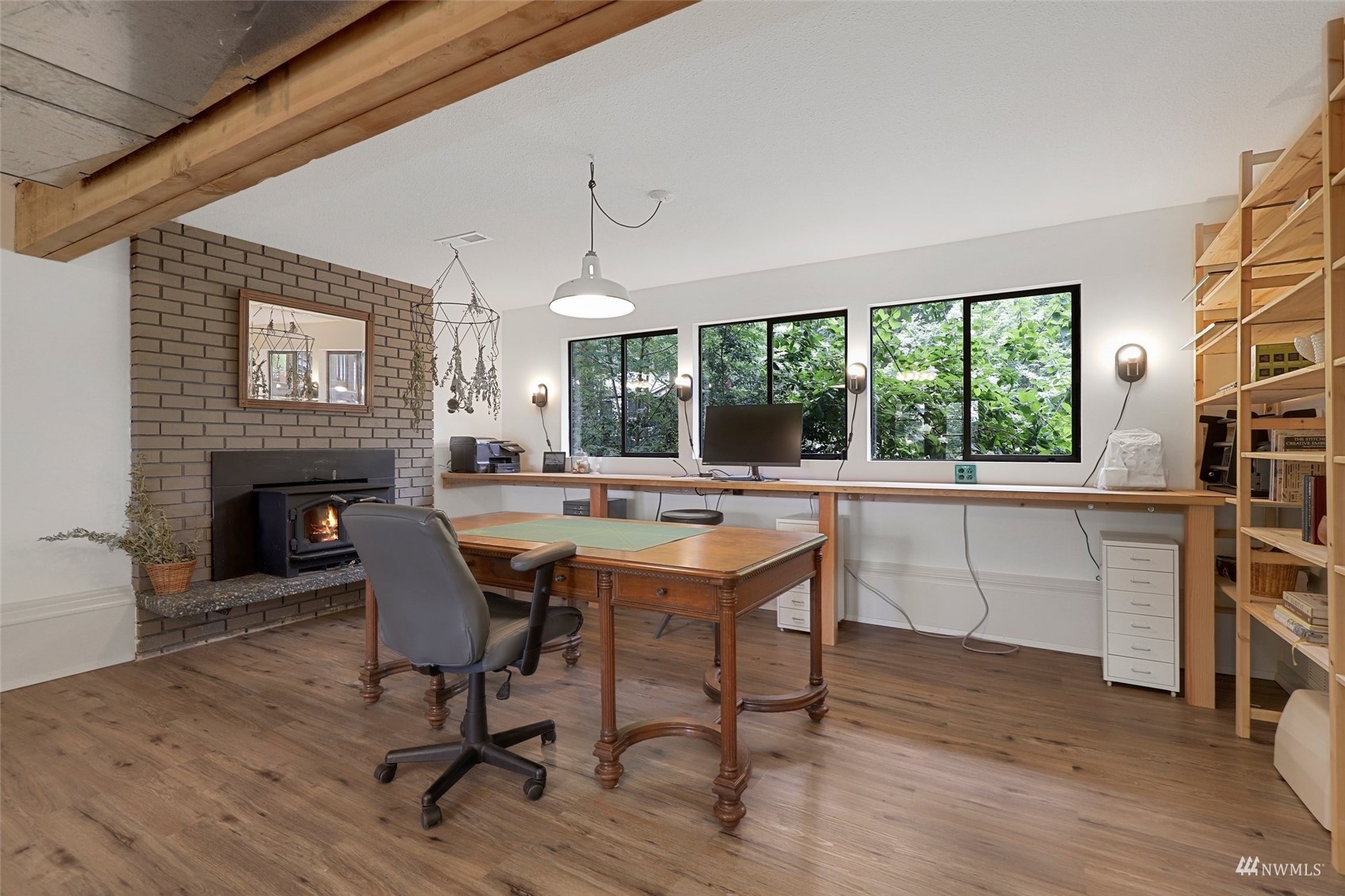 24301 23rd Avenue West Bothell, WA 98021 - Photo 27 of 39 a view of a dining room with furniture window and wooden floor