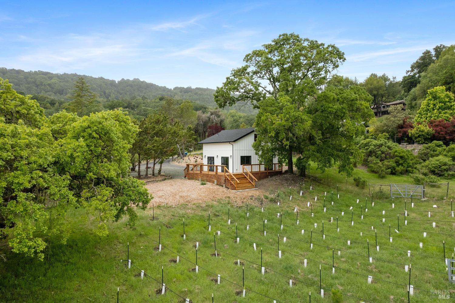 19129-19131 Spring Drive Sonoma, CA 95476 - Photo 16 of 29 a view of a house with a yard