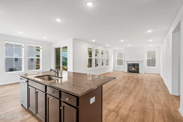 a close view of closet