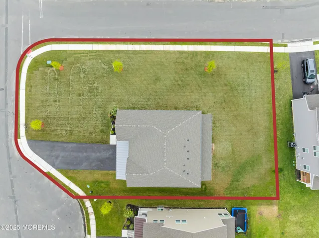 a bathroom with a mirror