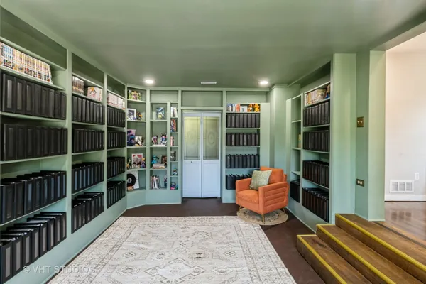 a room with furniture and closet