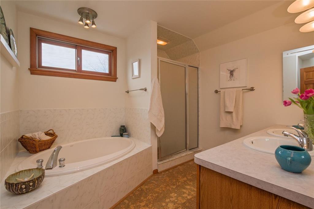 80 Old Field Road Yarmouth, ME 04096 - Photo 29 of 33 Master bath with cork flooring, a...