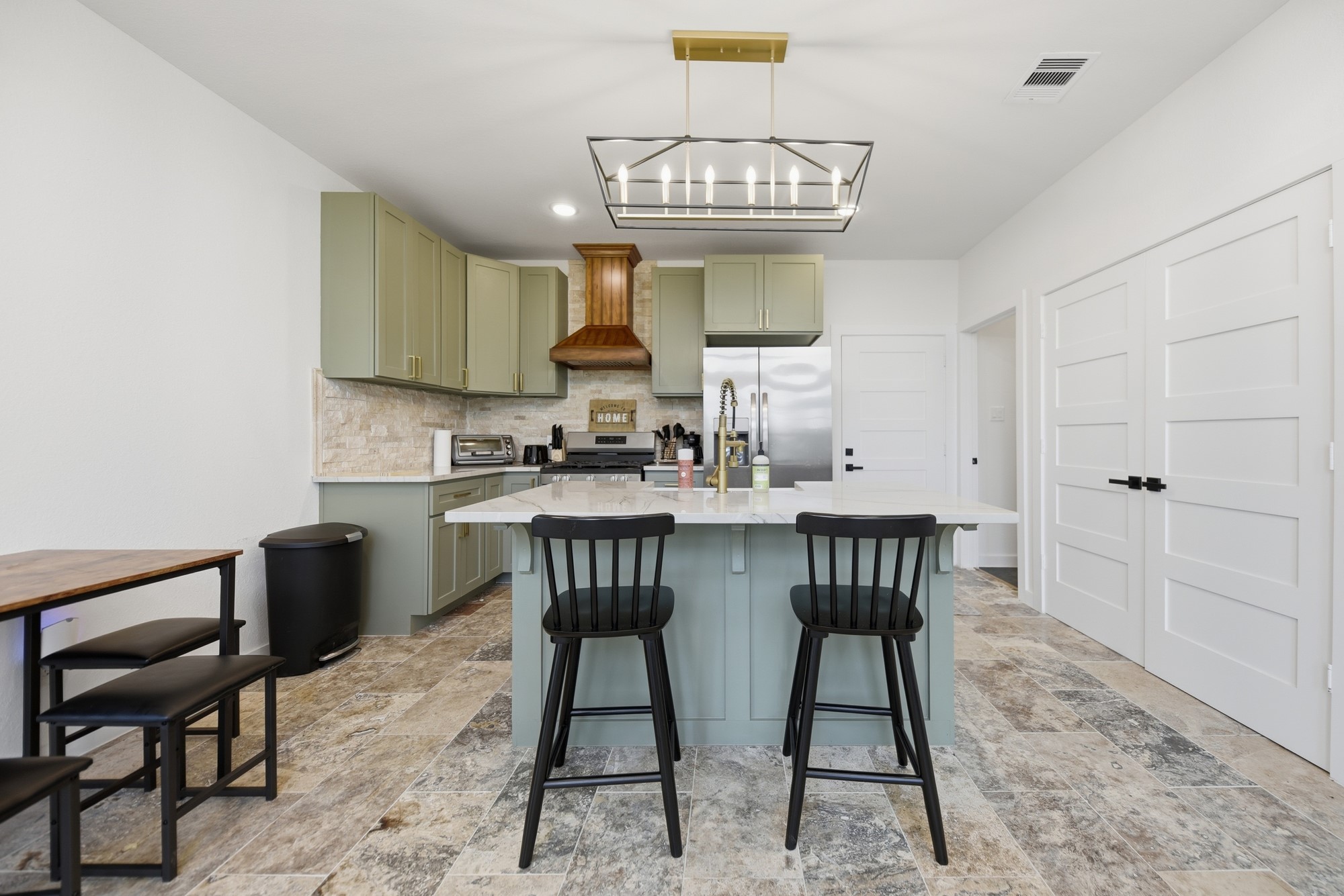 25504 Squirrel Road New Ulm, TX 78950 - Photo 6 of 37 a view of kitchen with breakfast area