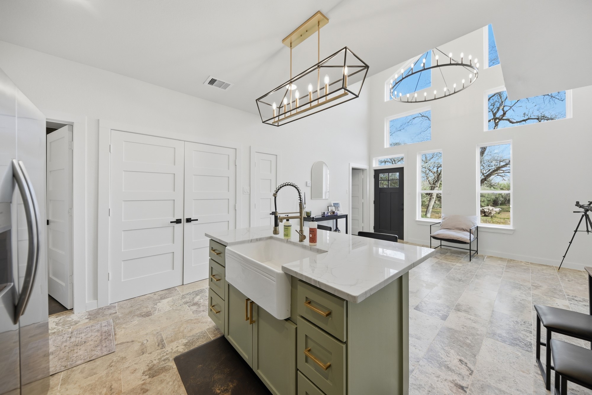 25504 Squirrel Road New Ulm, TX 78950 - Photo 7 of 37 a bathroom with a sink and a mirror