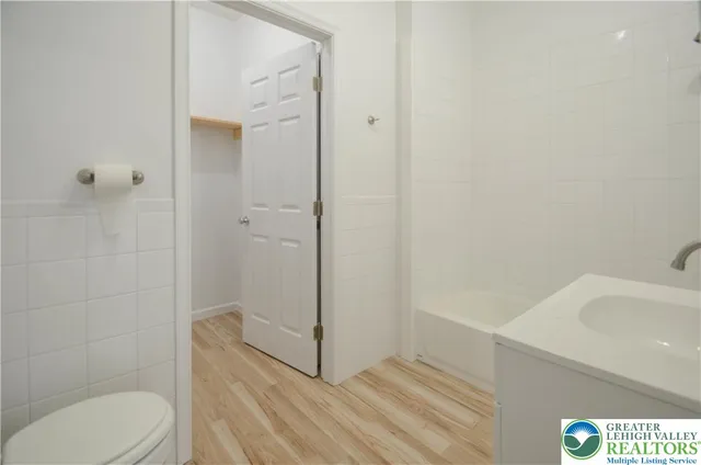 a view of small space with closet