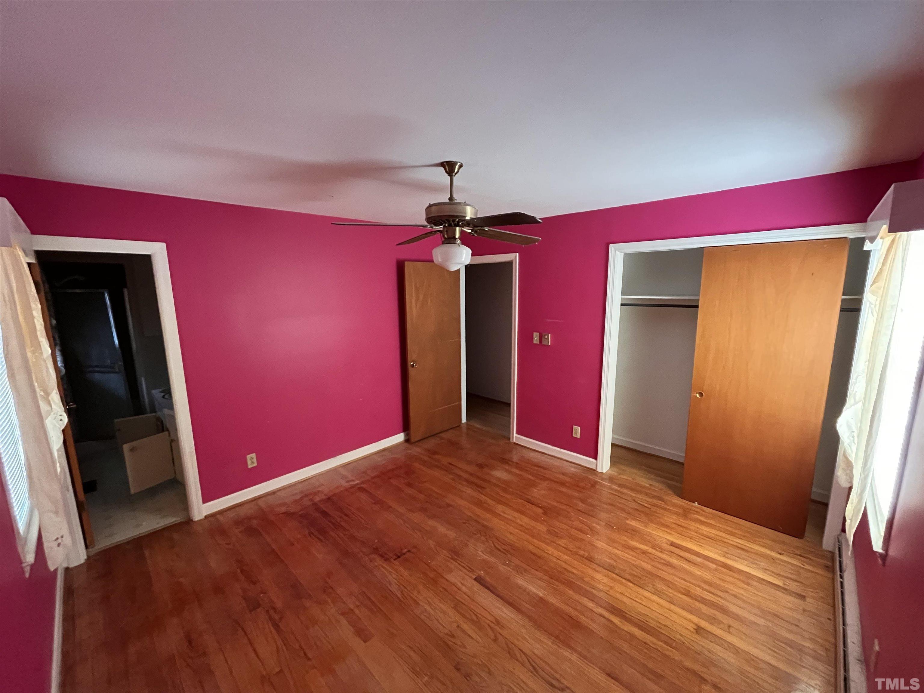 631 Cartledge Creek Road Rockingham, NC 28379 - Photo 29 of 74 a view of empty room with wooden floor