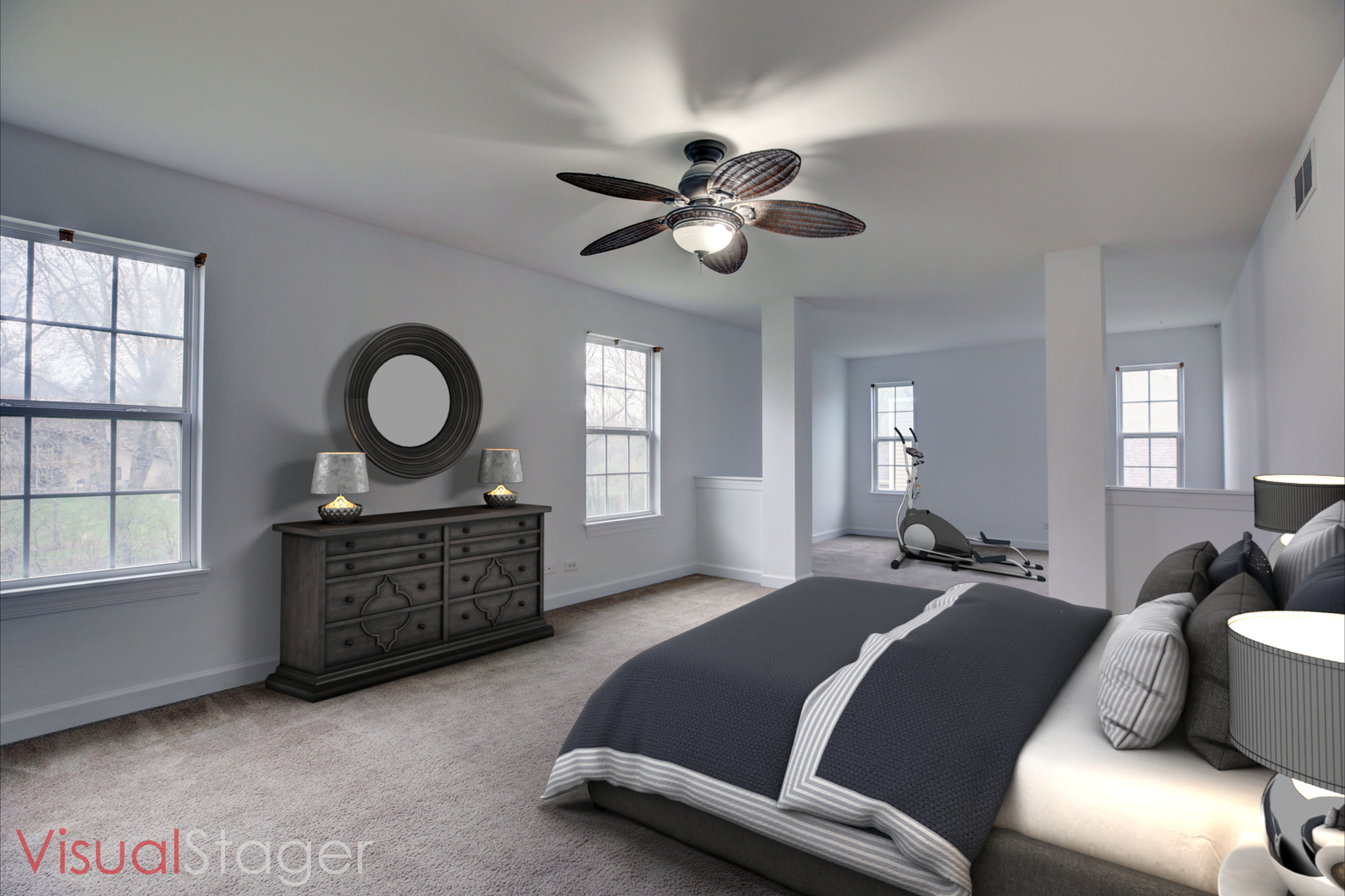 863 Oak Ridge Boulevard Elgin, IL 60120 - Photo 28 of 46 a bedroom with bed and window