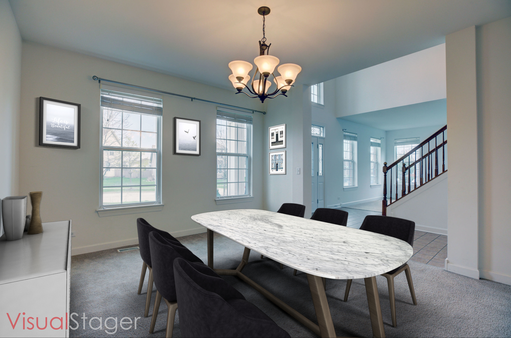 863 Oak Ridge Boulevard Elgin, IL 60120 - Photo 4 of 46 a view of a dining room with furniture and window