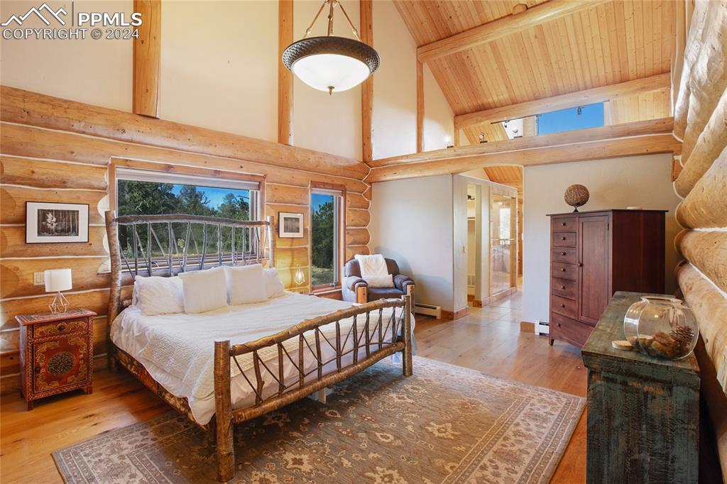 616 Summit Road Hartsel, CO 80449 - Photo 24 of 50 a bed room with a bed and a window