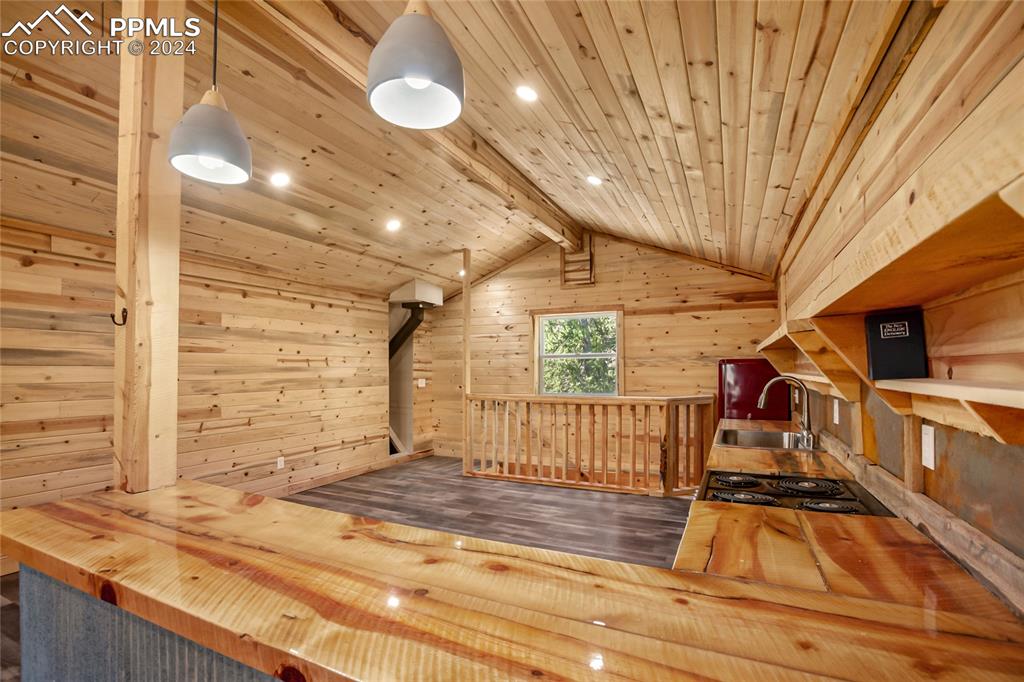 616 Summit Road Hartsel, CO 80449 - Photo 47 of 50 a view of outdoor space with wooden floor and windows