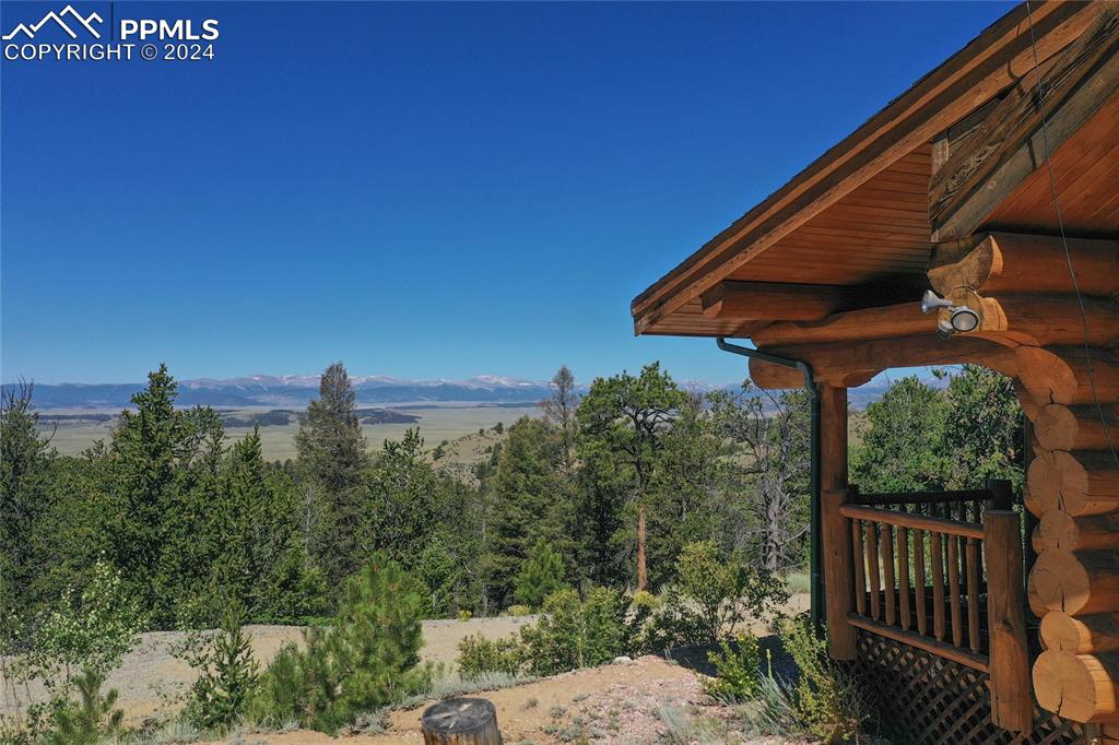 616 Summit Road Hartsel, CO 80449 - Photo 6 of 50 a view of a yard from a balcony