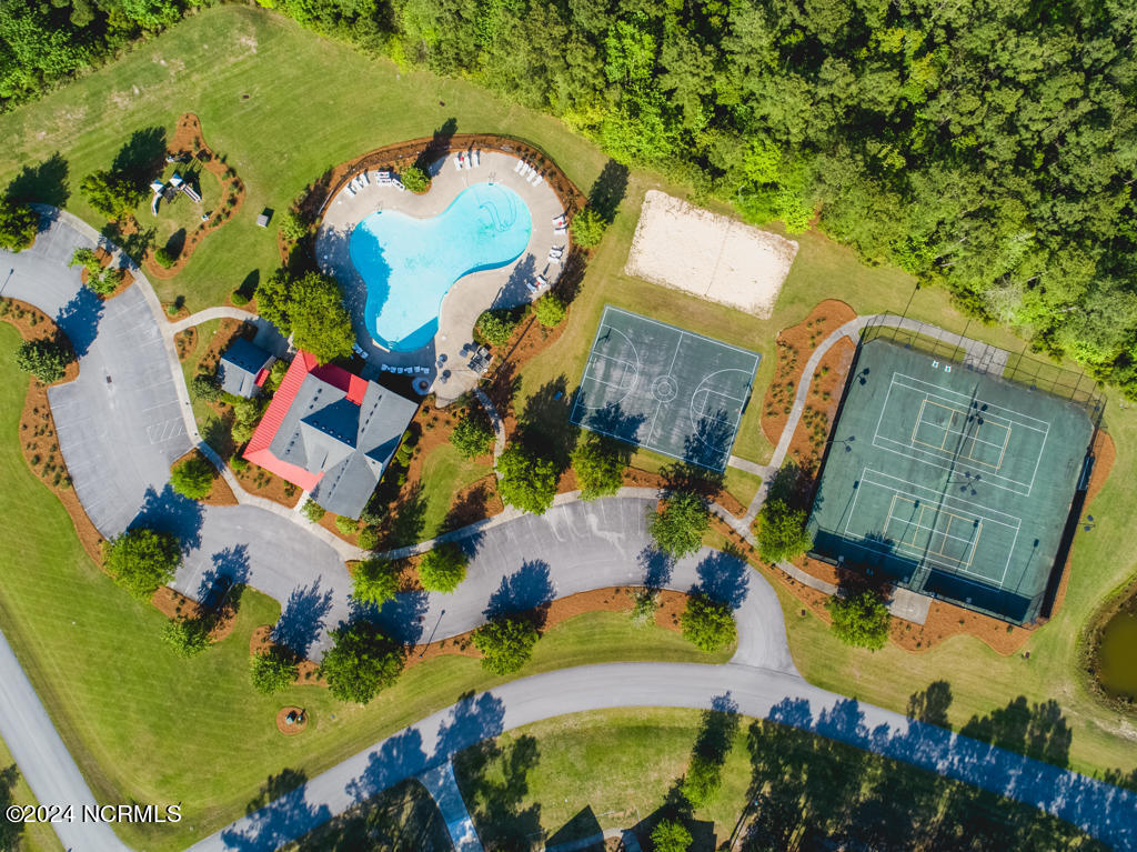 379 Mill Creek Road Minnesott Beach, NC 28510 - Photo 15 of 33 07 Clubhouse with pool and sports courts