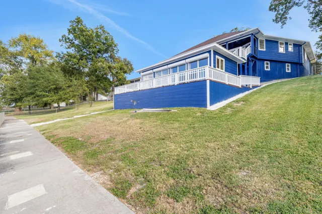 a view of an ocean from a city