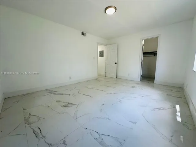 an empty room with a empty space