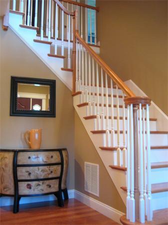 6 Colby Road Danvers, MA 01923 - Photo 5 of 21 a view of staircase with wooden floor and a potted plant