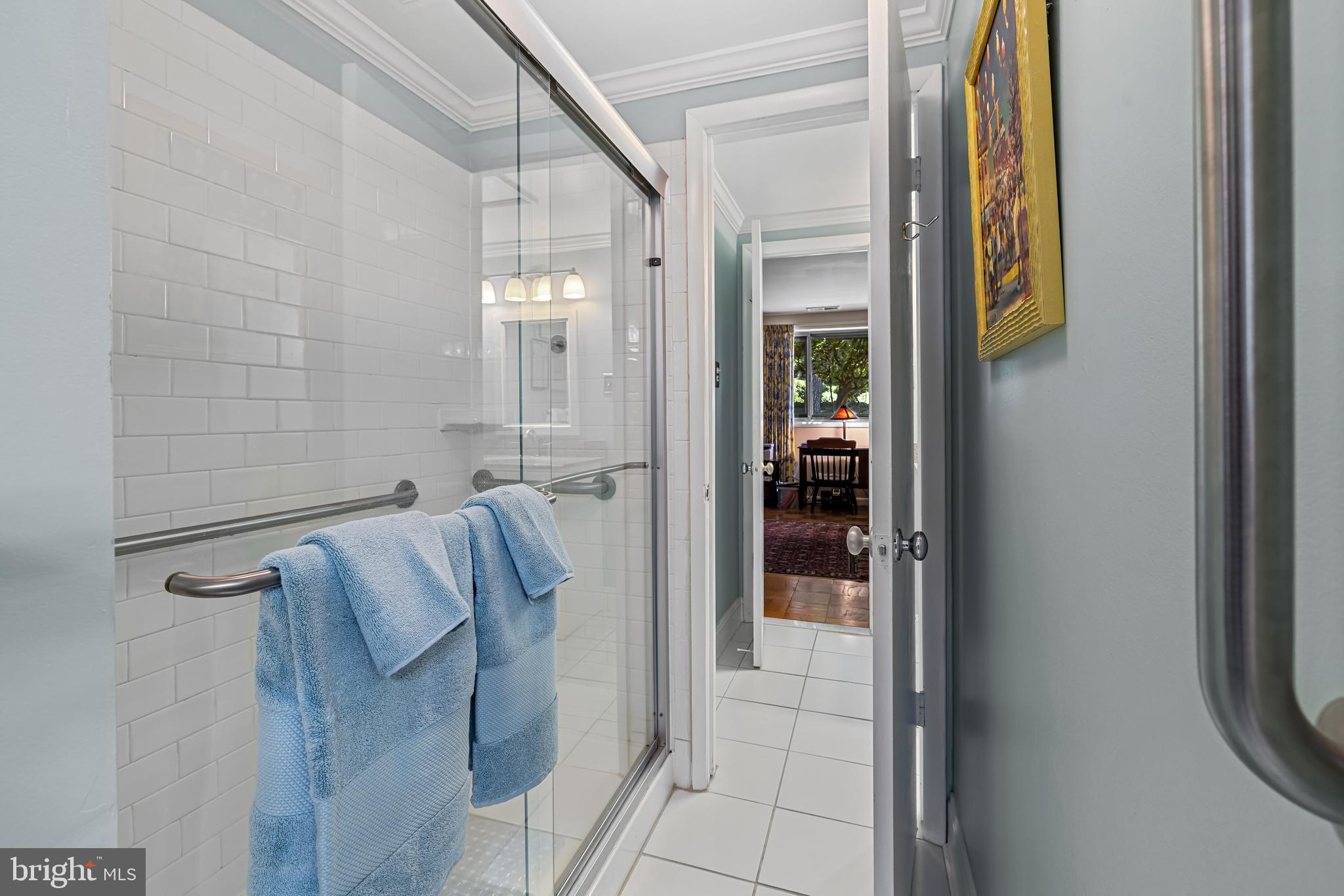1 Cross Keys Road, Unit 1A Baltimore, MD 21210 - Photo 30 of 52 Primary bath large glass enclosed shower.