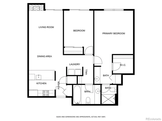 a picture of a bench in front of a door