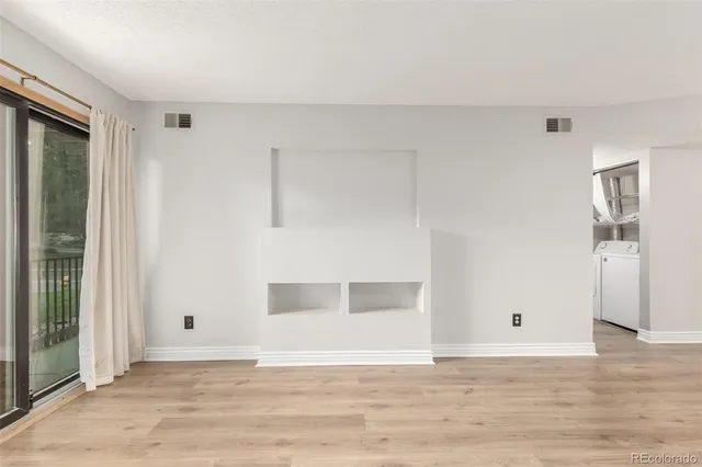 a view of wooden floor