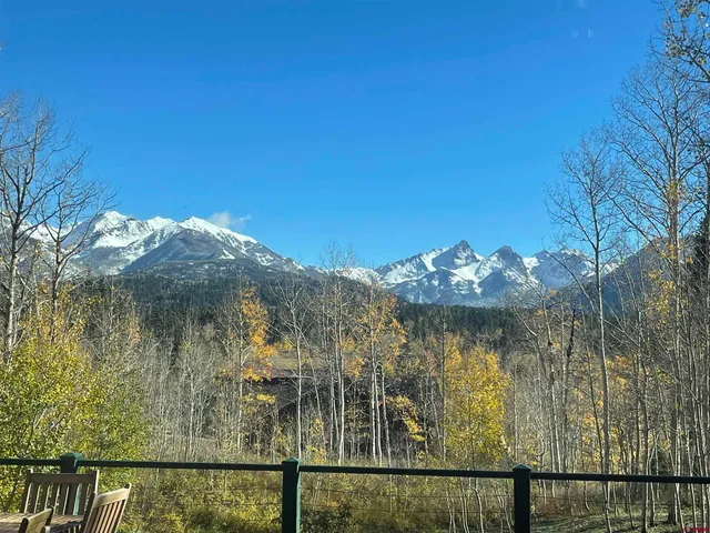 a view of a terrace with sitting area