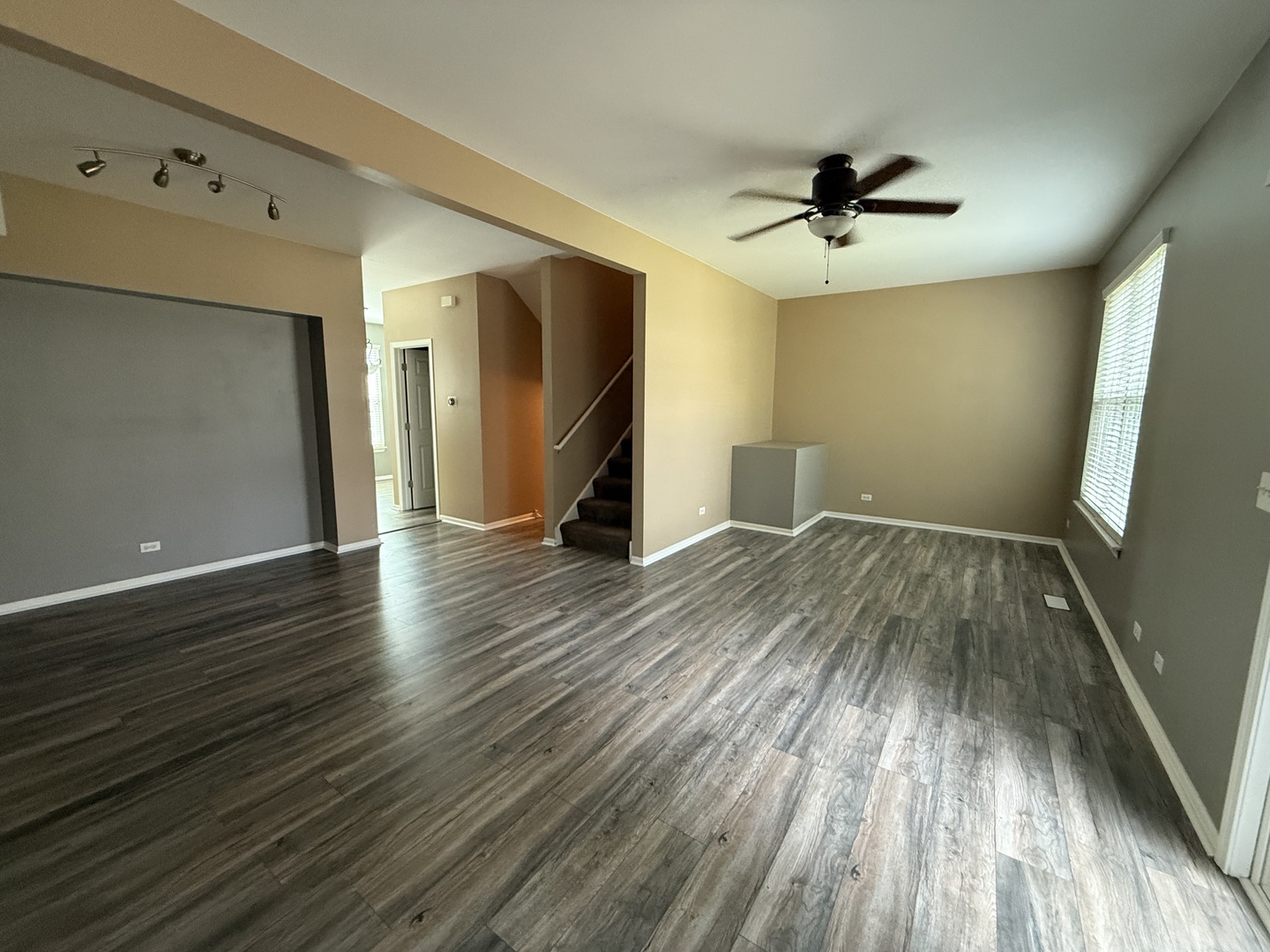 2340 Hudson Circle Aurora, IL 60502 - Photo 4 of 37 wooden floor in an empty room with a window