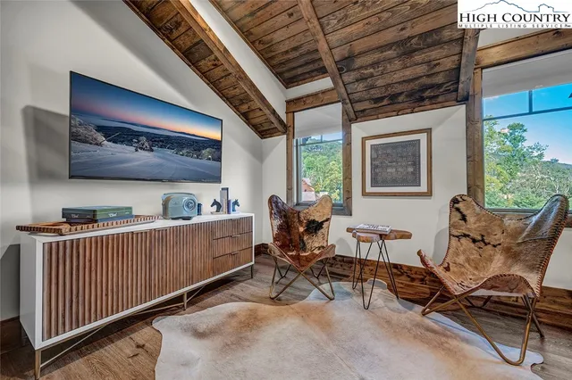 a room with furniture