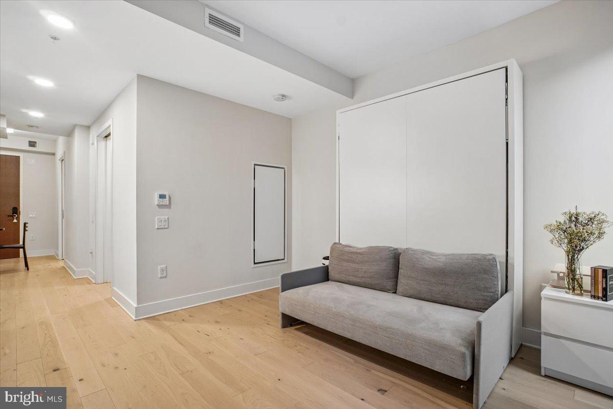 1211 Van Street Southeast, Unit 403 Washington, DC 20003 - Photo 11 of 21 a living room with furniture and a potted plant