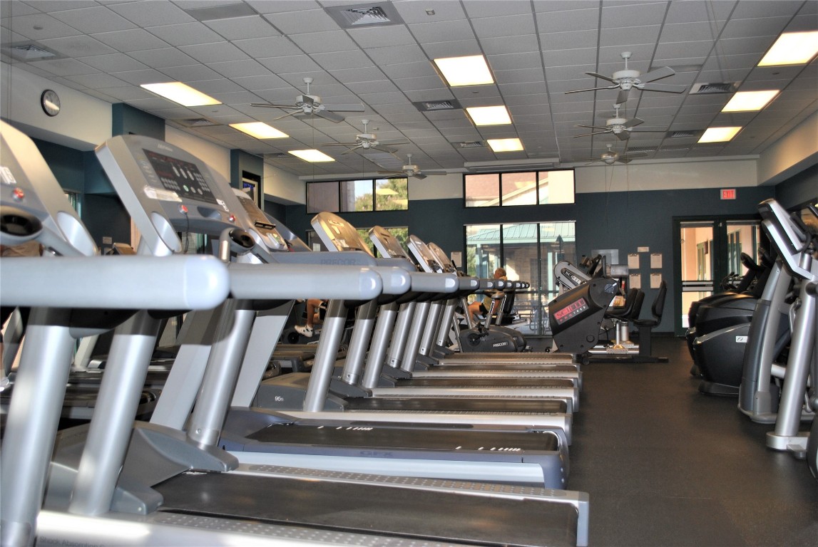 247 Bonham Loop Georgetown, TX 78633 - Photo 29 of 32 a view of a room with gym equipment