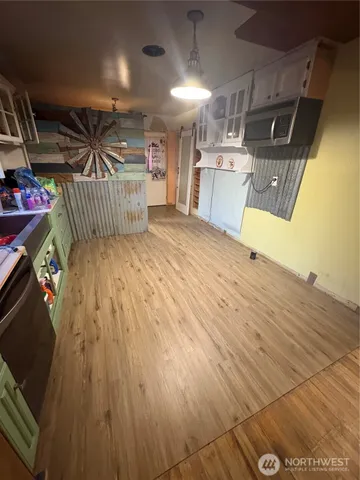 a view of storage and utility room