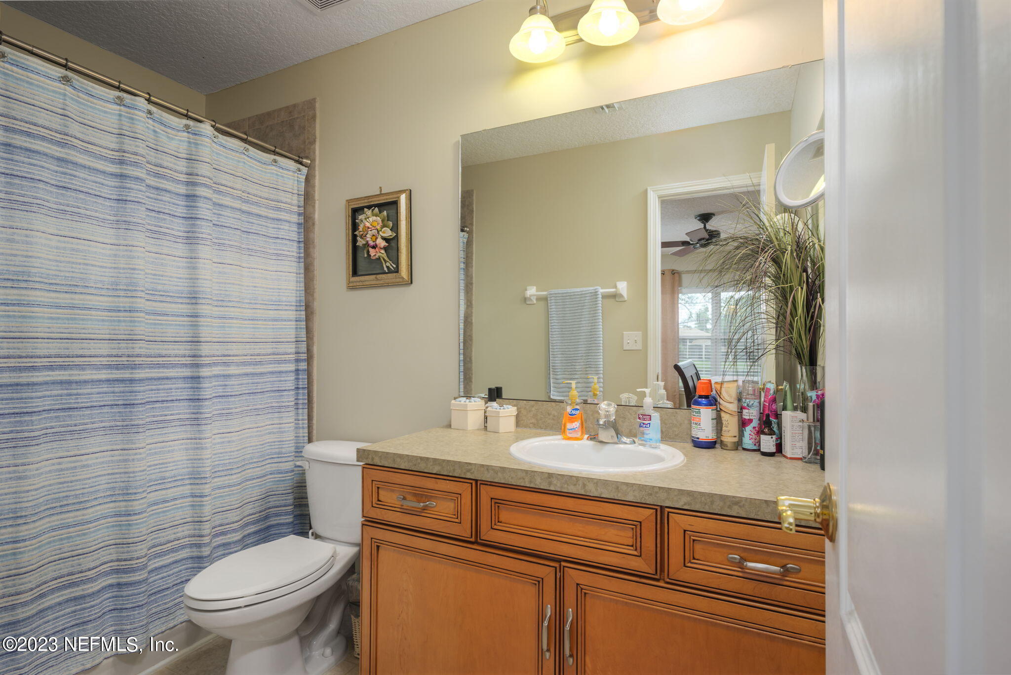 1075 Green Pine Circle Orange Park, FL 32065 - Photo 26 of 35 a bathroom with a toilet a sink and mirror