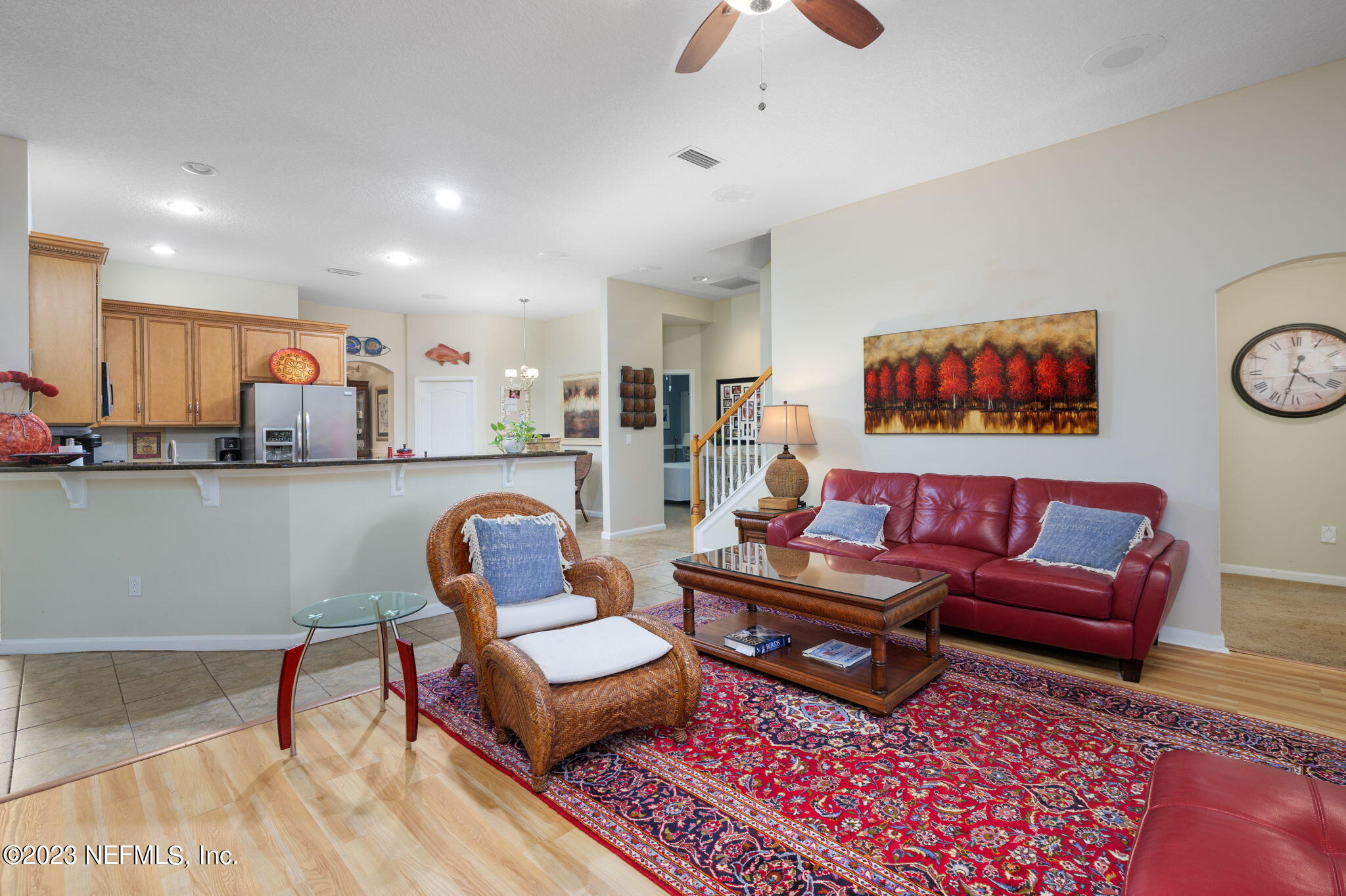 1075 Green Pine Circle Orange Park, FL 32065 - Photo 9 of 35 a living room with furniture and a rug