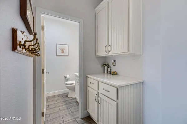 a view of a bathroom with a sink and a toilet
