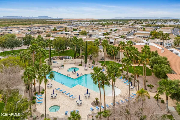 a park view with large trees