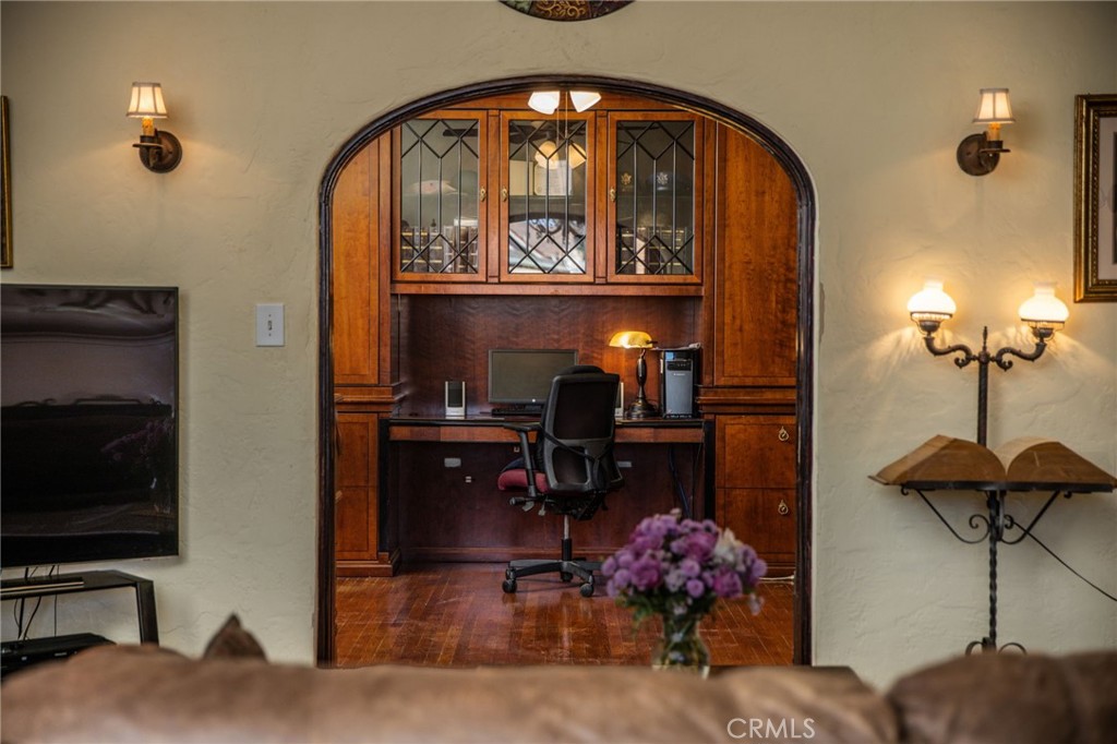 4202 University Riverside, CA 92501 - Photo 24 of 53 a living room with furniture and a fireplace