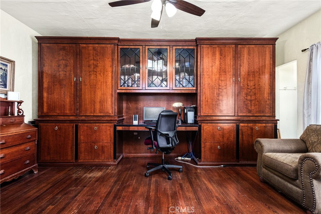 4202 University Riverside, CA 92501 - Photo 26 of 53 a view of workspace with wooden floor windows