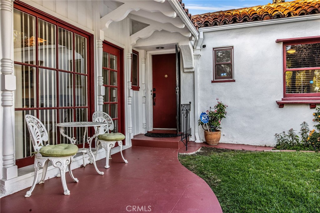 4202 University Riverside, CA 92501 - Photo 10 of 53 a view of a porch with chairs and potted plants