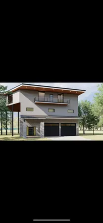 a black and white photo of a room