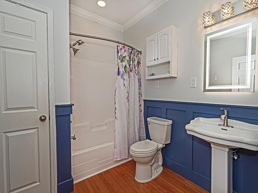 223 Arrowhead Lane Eighty Four, PA 15330 - Photo 8 of 42 a bathroom with a toilet sink and shower