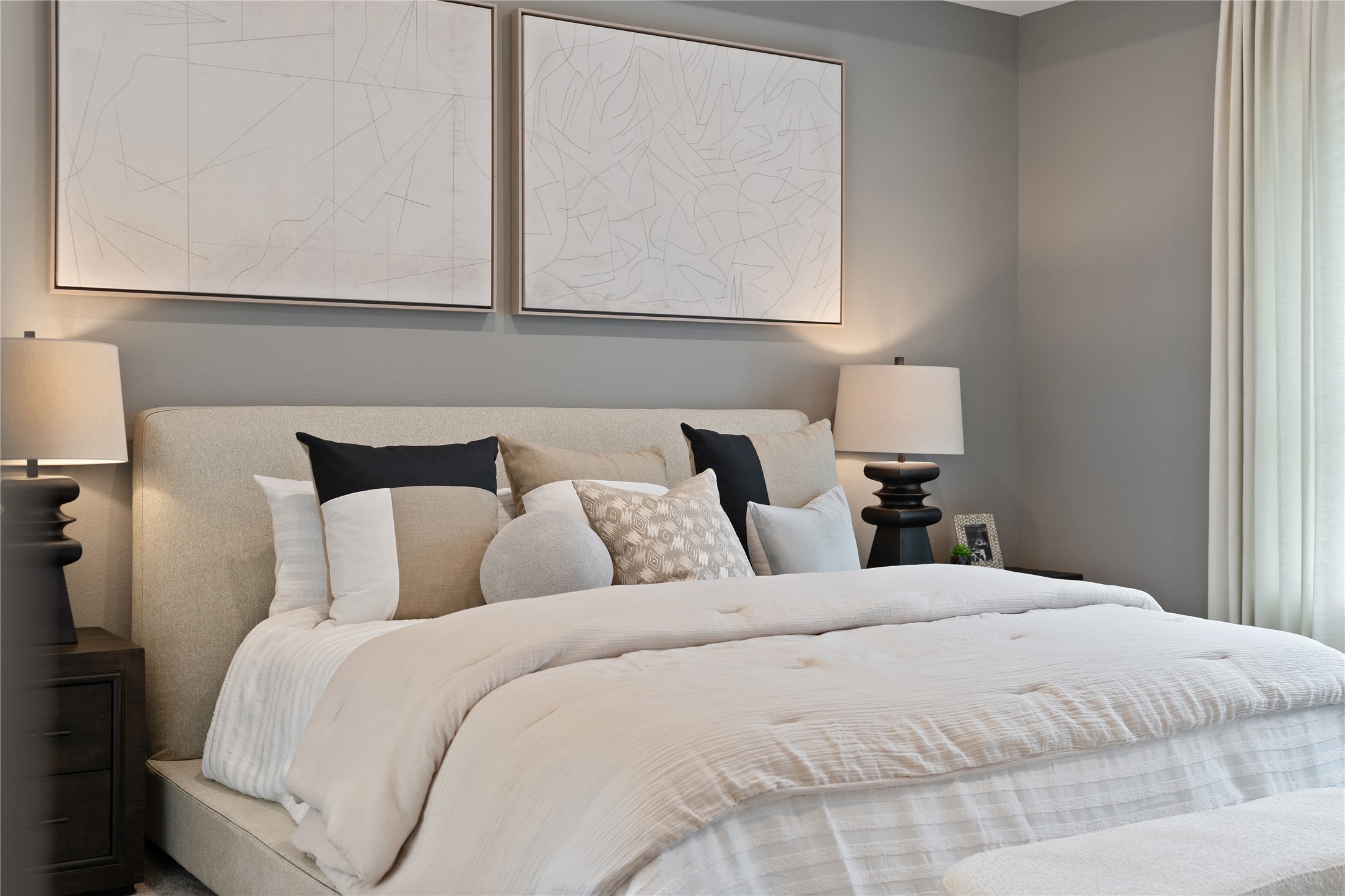 813 Green Ash Way Hempstead, TX 77445 - Photo 17 of 41 a large white bed in a white room