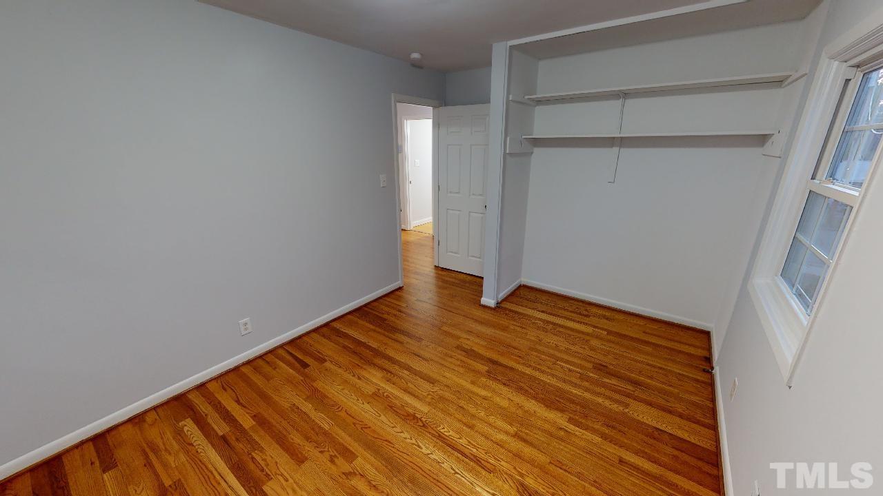 1504 North King Charles Road Raleigh, NC 27610 - Photo 12 of 28 Pick Your Own Closet Door Type, White Louvered Bi-Fold or Barn Style. All Hardwood and Ceramic on the Upper Level