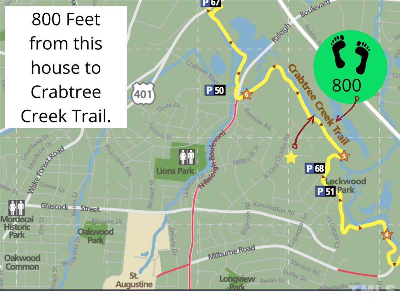 1504 North King Charles Road Raleigh, NC 27610 - Photo 2 of 28 Raleigh Greenway to Raleigh City Center