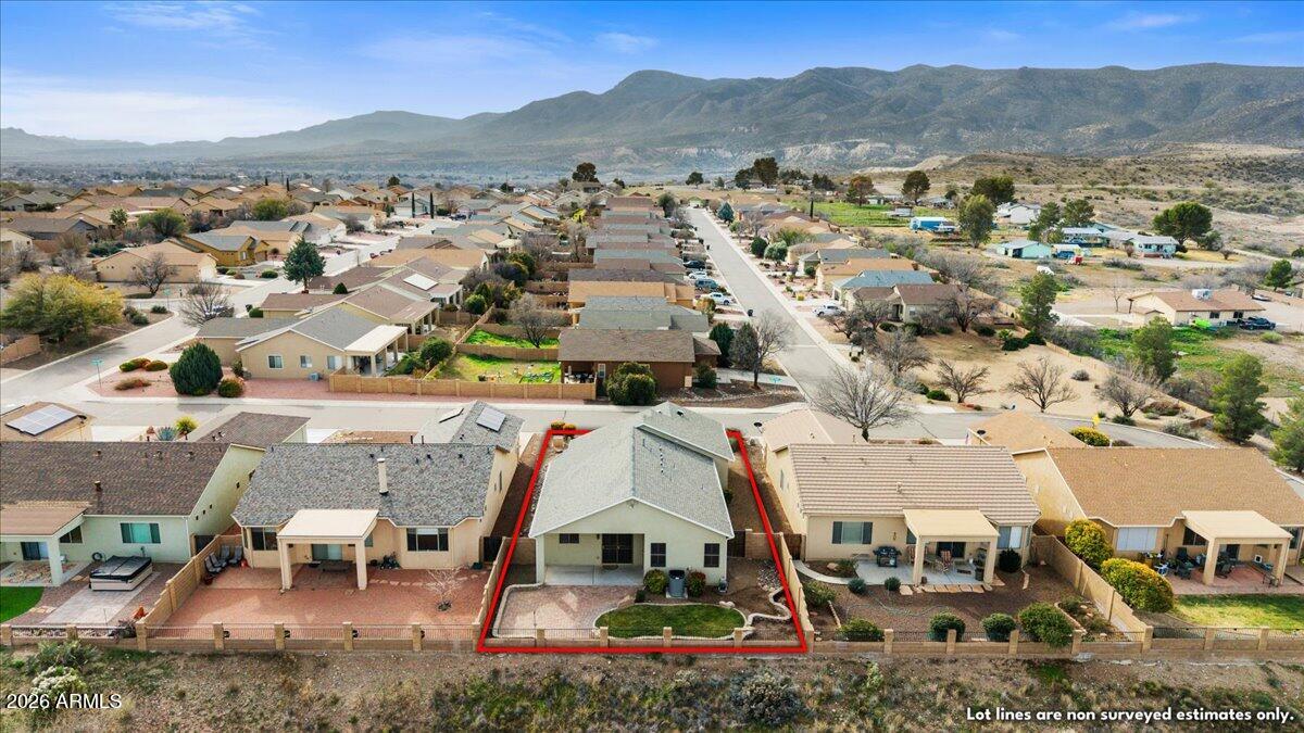 892 West Deep Gorge Road Camp Verde, AZ 86322 - Photo 35 of 38 an aerial view of a town with couple of houses