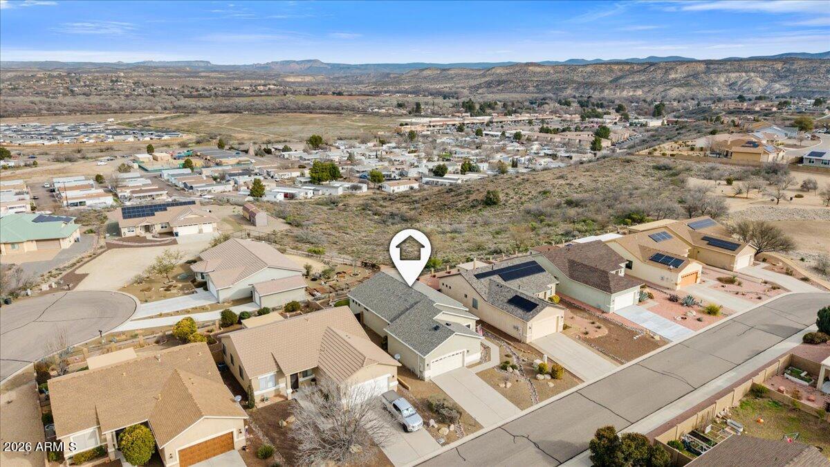 892 West Deep Gorge Road Camp Verde, AZ 86322 - Photo 38 of 38 an aerial view of a city with lots of residential buildings