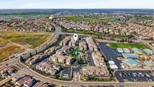 a view of a city with an ocean