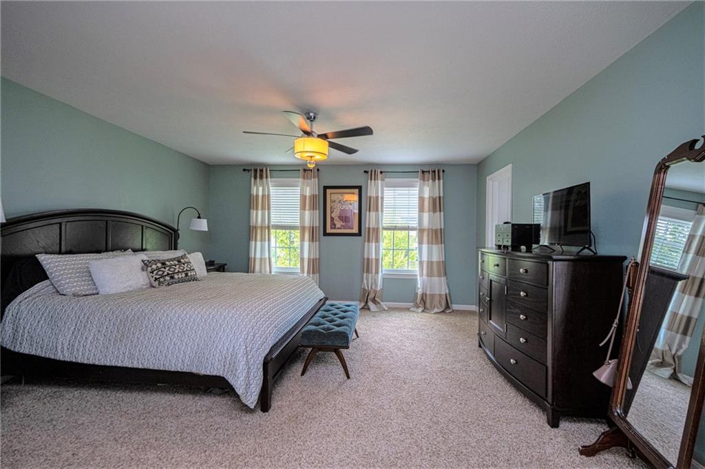 132 Granite Ridge Circle Mars, PA 16046 - Photo 17 of 25 What an amazing Master Bedroom. Updated lighting and a huge walk-in closet!
