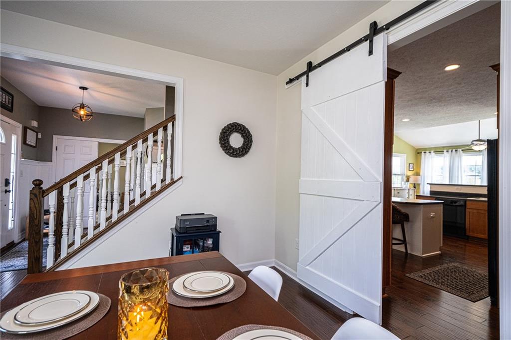 132 Granite Ridge Circle Mars, PA 16046 - Photo 5 of 25 Gotta love this sliding barn door leading to the kitchen!