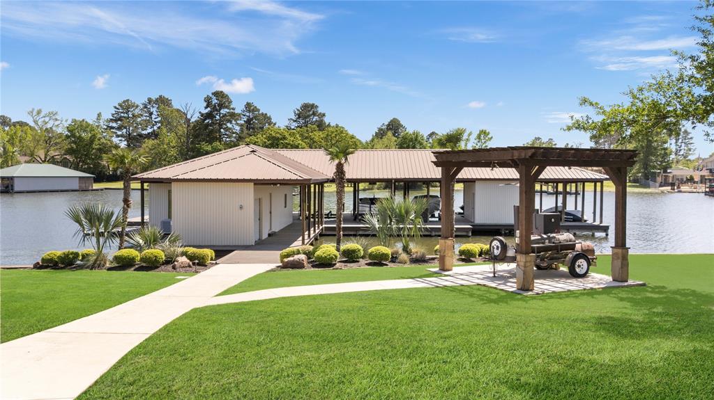 17873 Slack Road Whitehouse, TX 75791 - Photo 12 of 24 a front view of a house with garden and sitting area