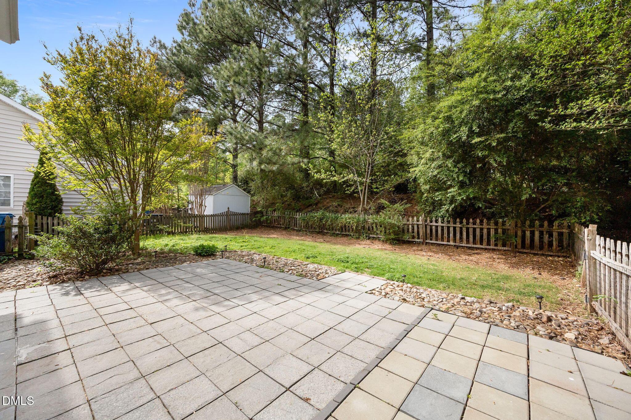 1003 Red Hat Lane Durham, NC 27713 - Photo 13 of 60 a view of backyard with wooden fence