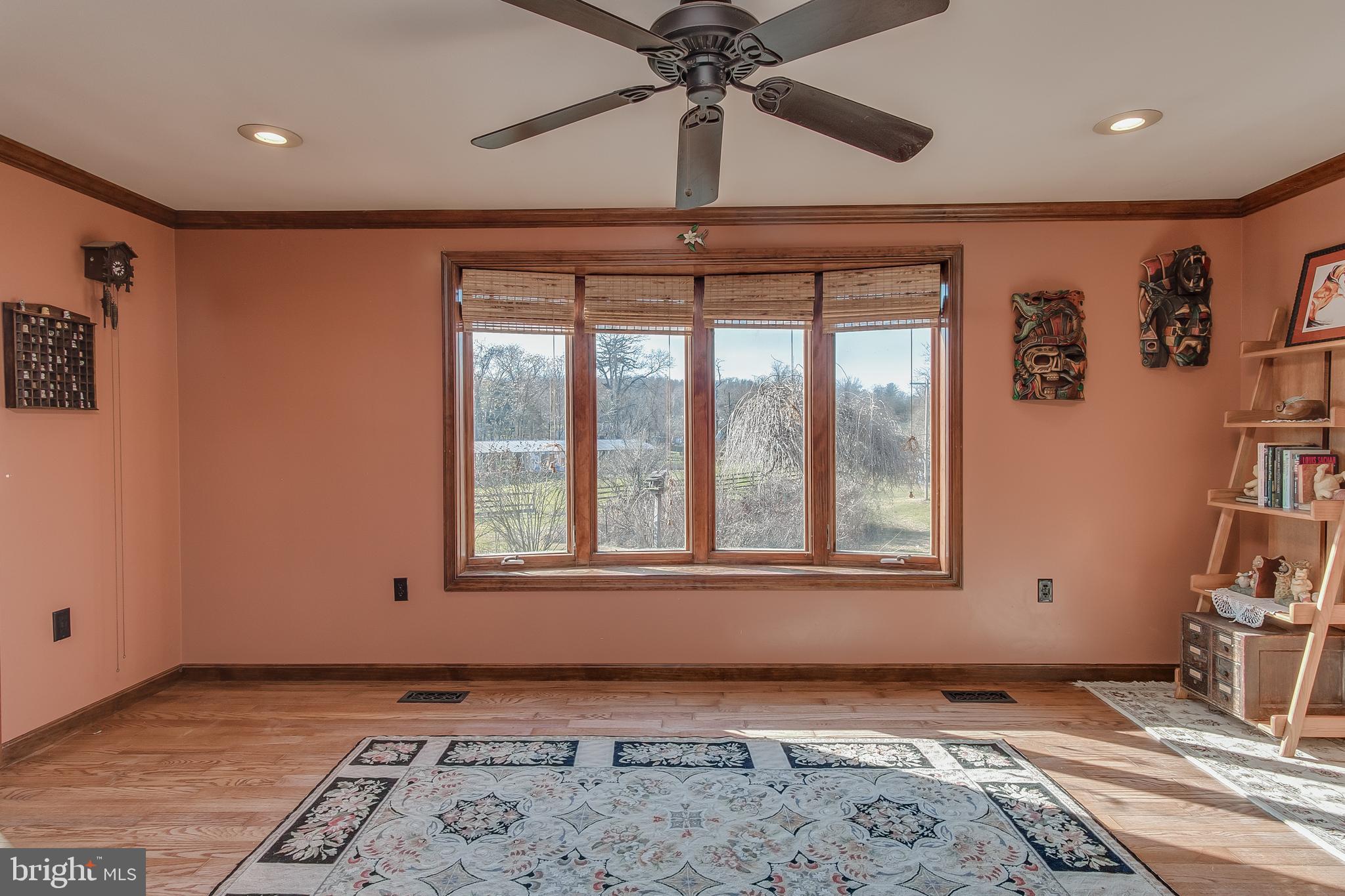 1404-1406 Pleasant View Road Adamstown, MD 21710 - Photo 32 of 113 Bay Window in LR overlooks the private grounds