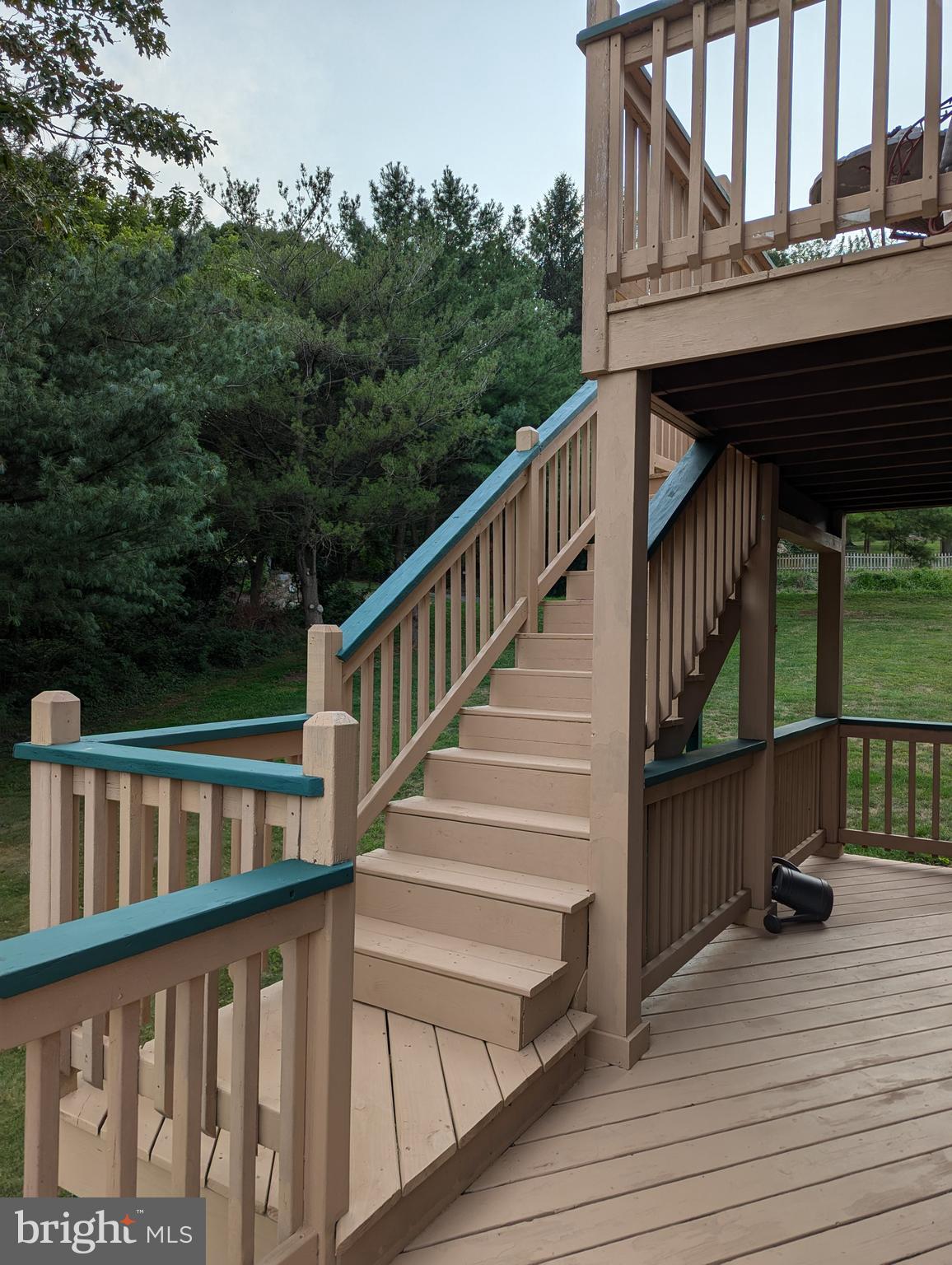 4767 Ore Bank Road Hellam, PA 17406 - Photo 69 of 82 Stairs from Main Deck to Upper Deck