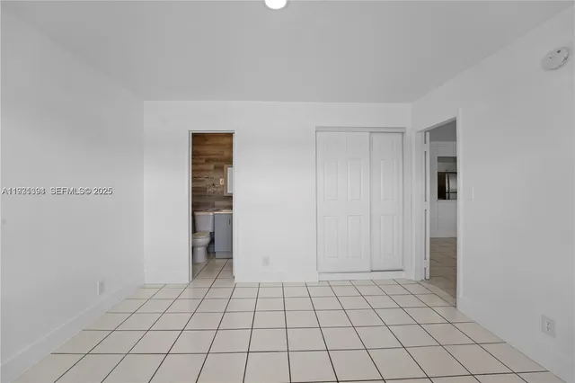 a view of an empty room